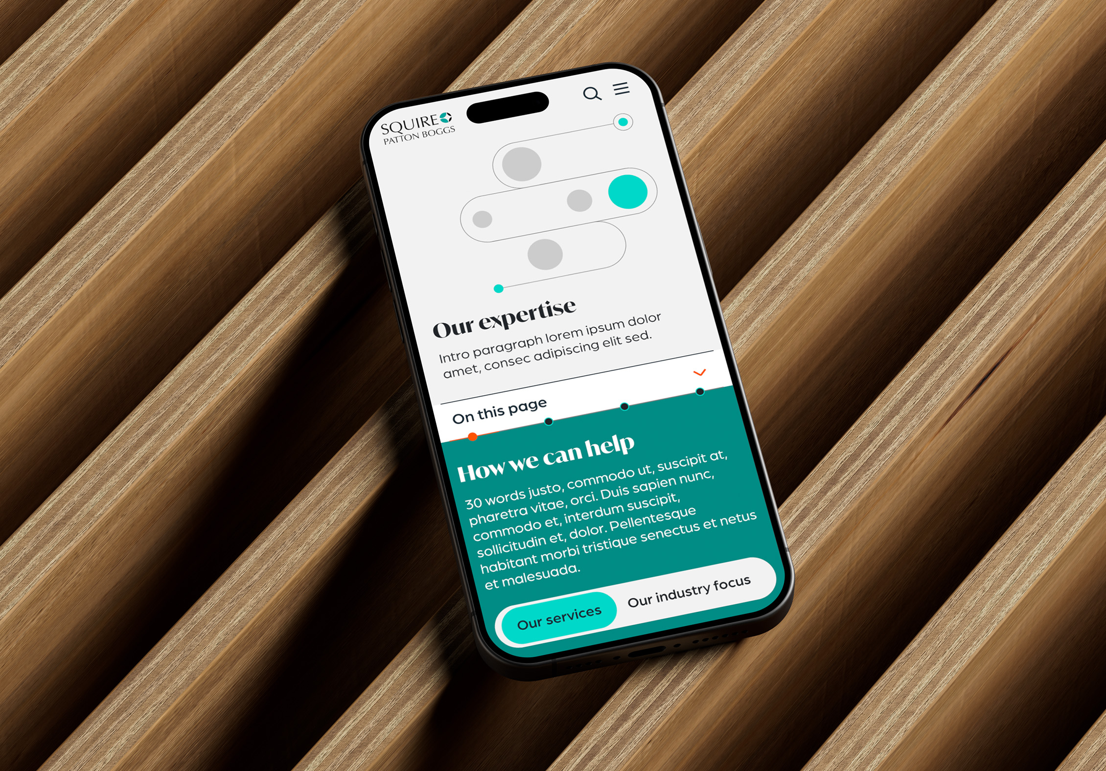 Squire Patton Boggs brand and website image