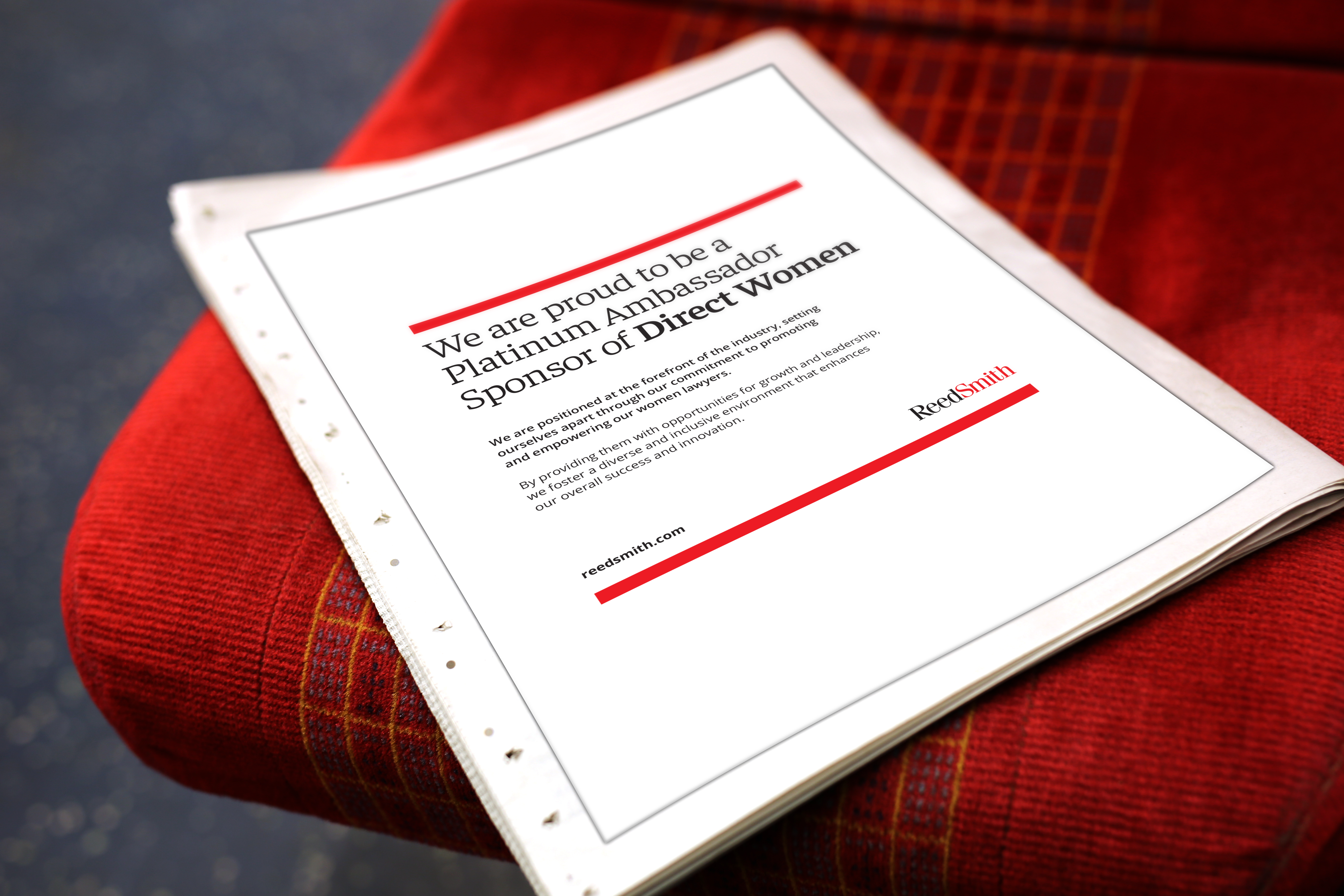 Reed Smith brand and website images