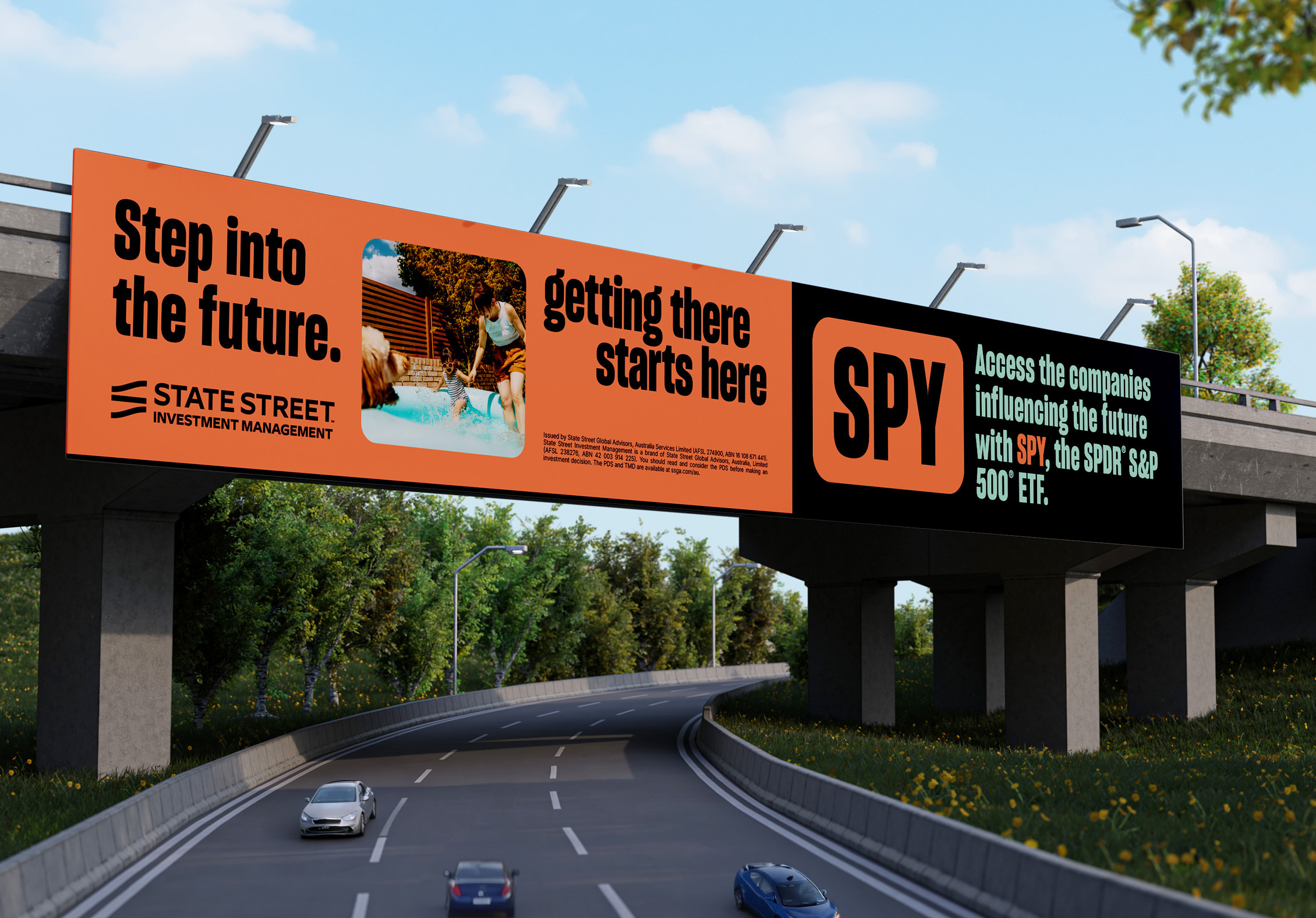 State Street Investment Management SPDR SPY Campaign OOH Advert