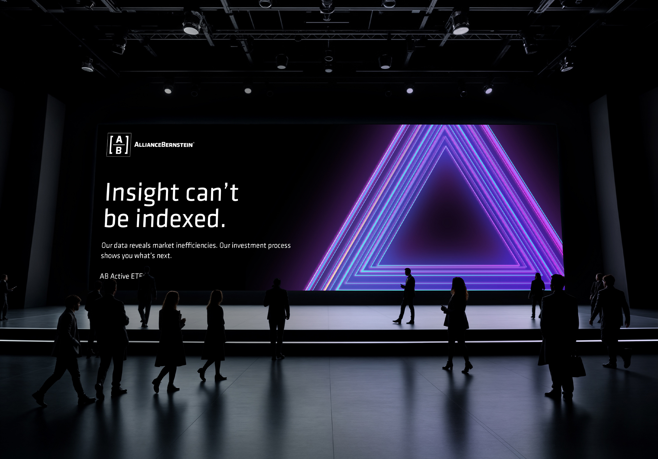 AB ETFs. Minds and machines campaign image