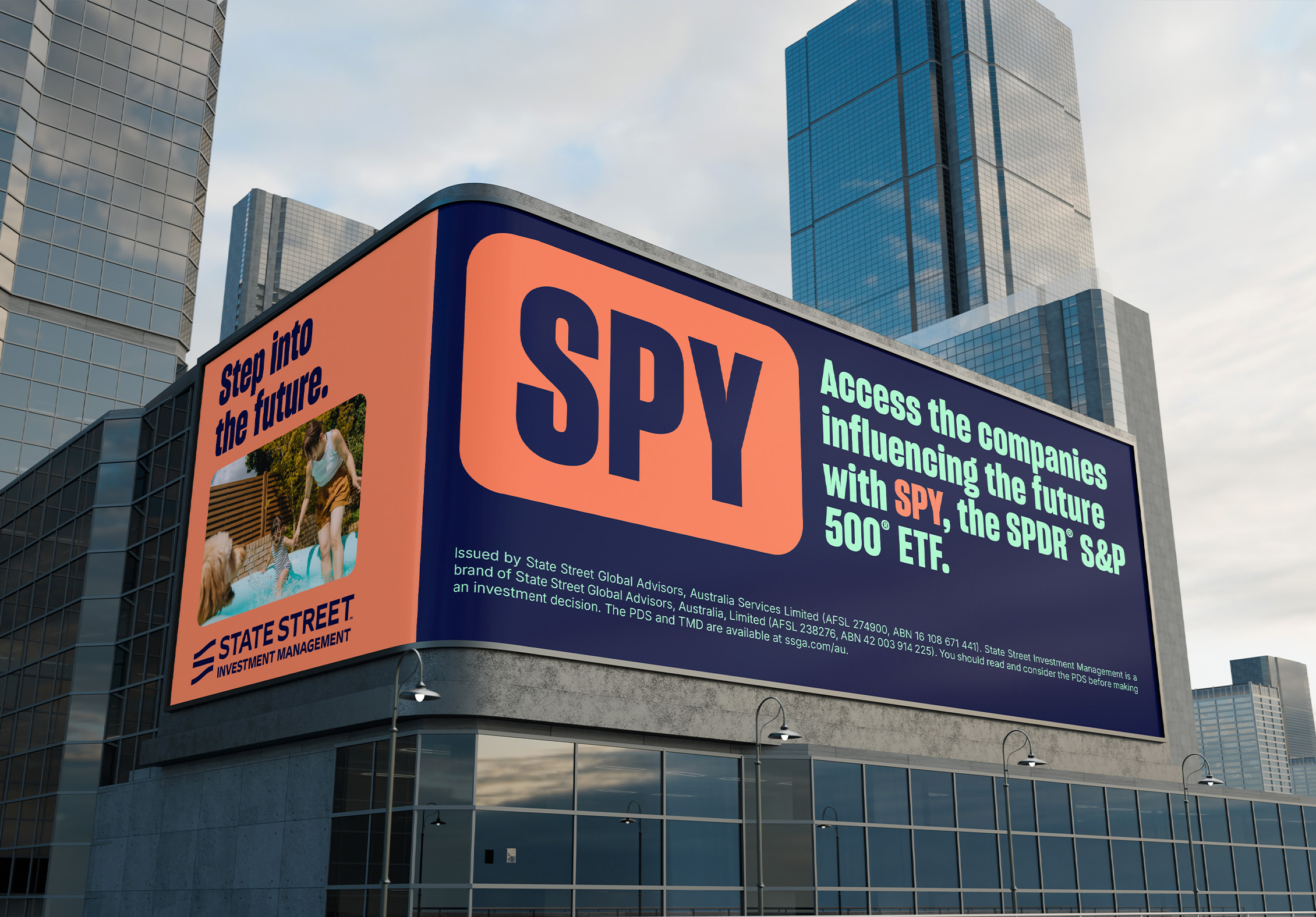 State Street Investment Management SPDR SPY Campaign OOH Advert