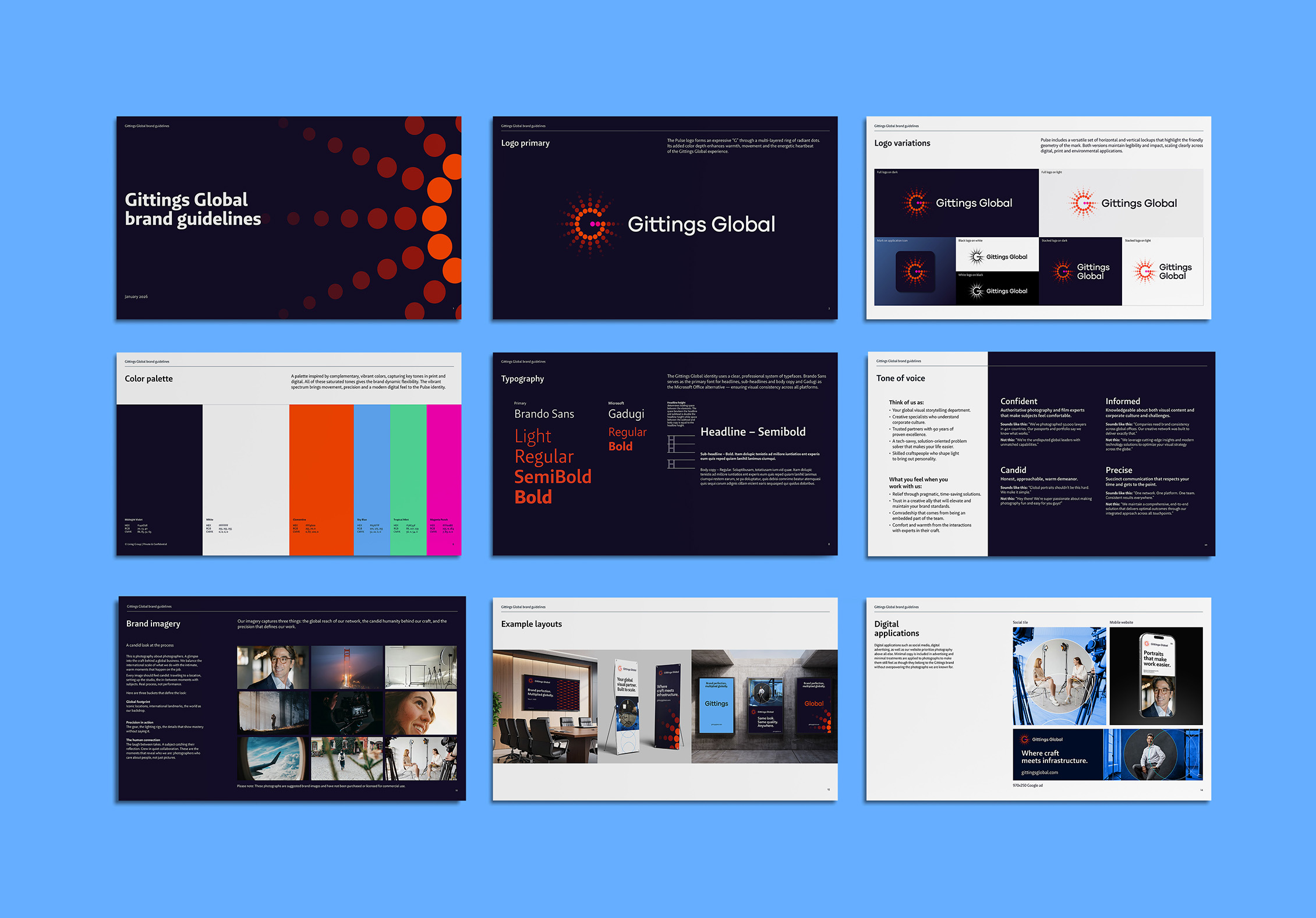 Gittings Global visual identity – brand guidelines