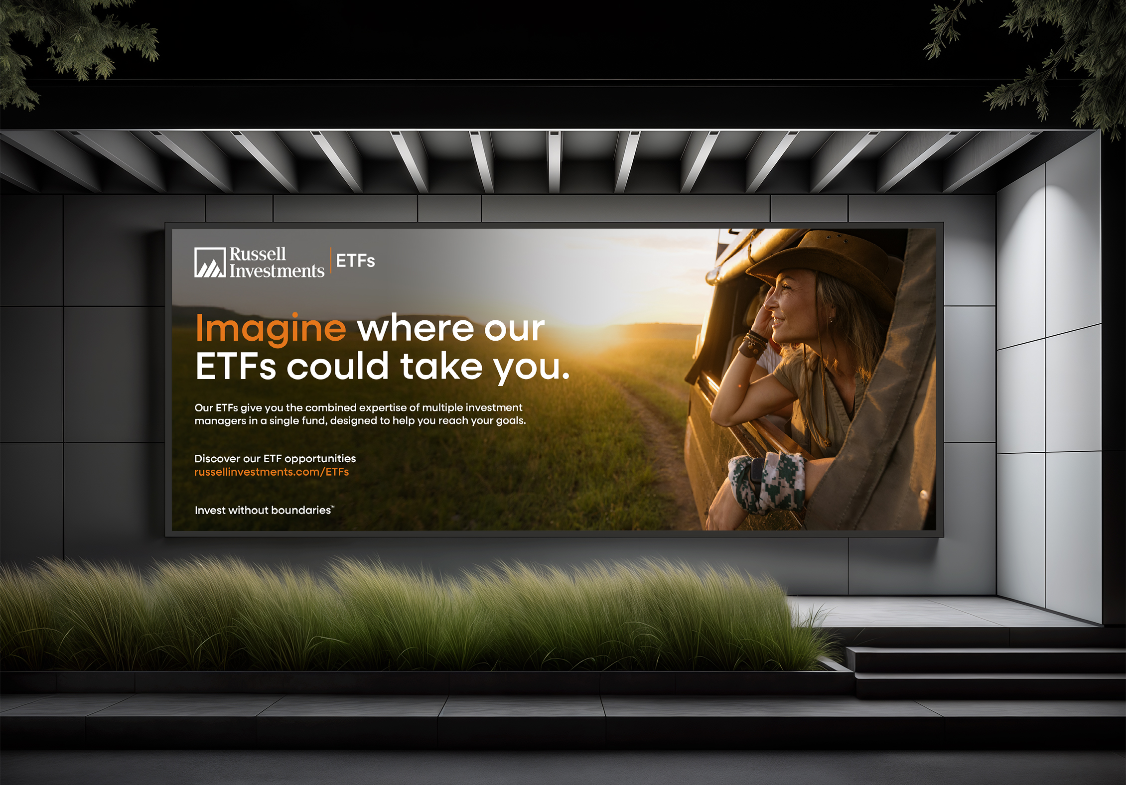 Russell Investments ETF launch campaign image