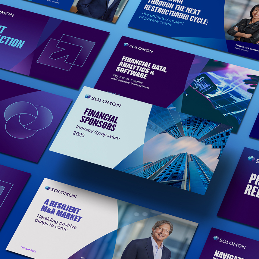 Solomon rebrand visual language